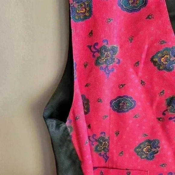 Vintage Sportswear Women's Vest Size Small Red Black Adjustable - Picture 8 of 11